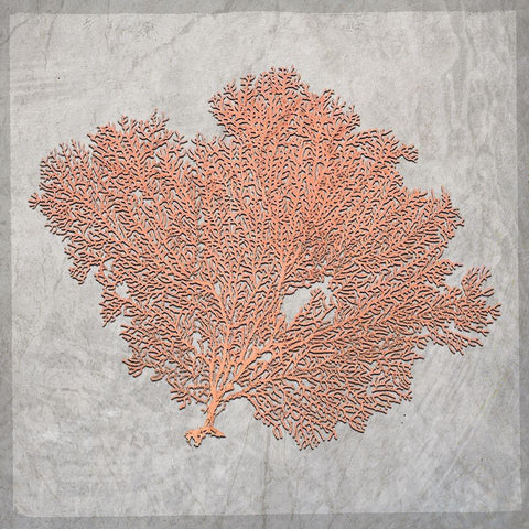 Decortive Sea Leaf 3 White Modern Wood Framed Art Print by LightBoxJournal