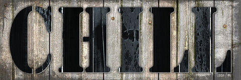 Country Sign 1 Black Ornate Wood Framed Art Print with Double Matting by LightBoxJournal