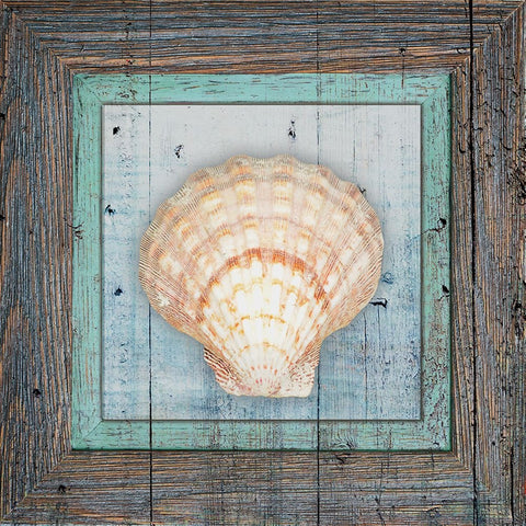 Framed Gypsy Sea V1 4 White Modern Wood Framed Art Print with Double Matting by LightBoxJournal