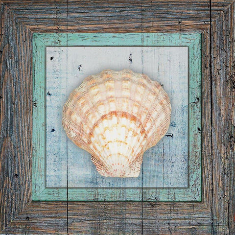 Framed Gypsy Sea V1 4 Gold Ornate Wood Framed Art Print with Double Matting by LightBoxJournal