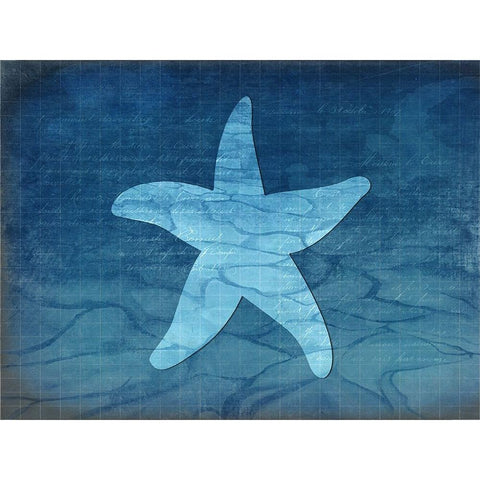 Gypsy Blue Cyanotype V6 White Modern Wood Framed Art Print by LightBoxJournal