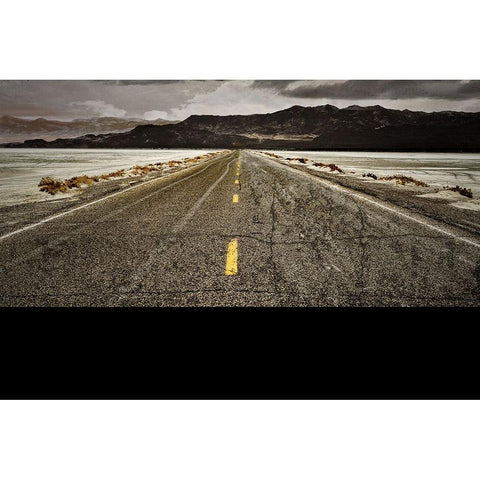 Gypsy Road Gold Ornate Wood Framed Art Print with Double Matting by LightBoxJournal