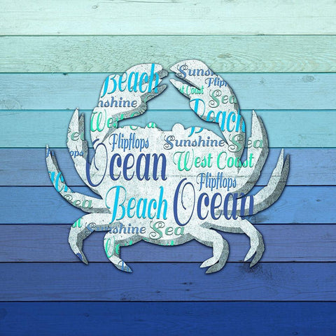 Gypsy Sea Blue V2 3 Black Modern Wood Framed Art Print by LightBoxJournal
