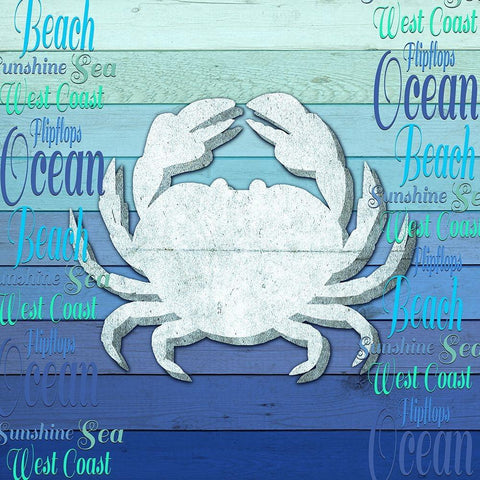 Gypsy Sea Blue V3 3 Black Modern Wood Framed Art Print by LightBoxJournal
