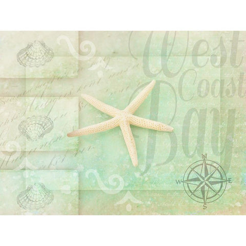 Gypsy Sea Green 3 White Modern Wood Framed Art Print by LightBoxJournal