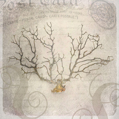 Gypsy Sea Love Letter 2 Gold Ornate Wood Framed Art Print with Double Matting by LightBoxJournal