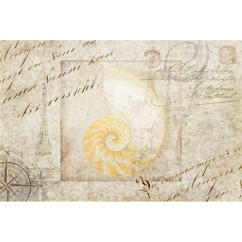 Gypsy Sea Returning Home V2 Gold Ornate Wood Framed Art Print with Double Matting by LightBoxJournal
