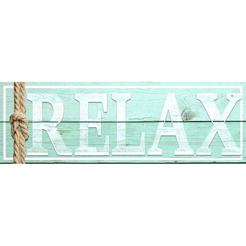 Gypsy Sea Sign V1 1 White Modern Wood Framed Art Print by LightBoxJournal