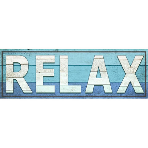 Gypsy Sea Sign V2 1 White Modern Wood Framed Art Print by LightBoxJournal