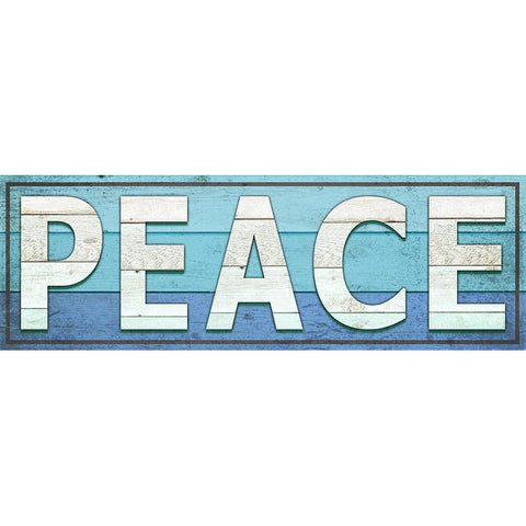 Gypsy Sea Sign V2 2 Black Modern Wood Framed Art Print with Double Matting by LightBoxJournal