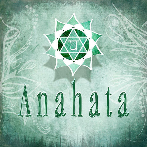 ChakrasYoga_Anahata V4 White Modern Wood Framed Art Print by LightBoxJournal