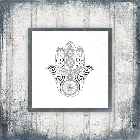GypsyYoga V2 2 Black Modern Wood Framed Art Print by LightBoxJournal
