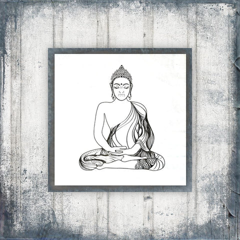 GypsyYoga V3 2 Black Ornate Wood Framed Art Print with Double Matting by LightBoxJournal