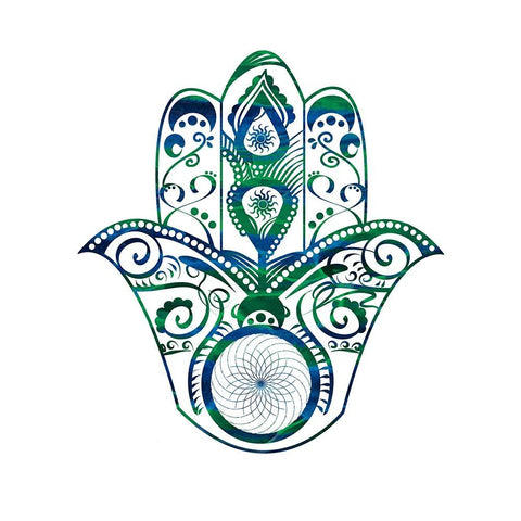 YogaSymbol V1 White Modern Wood Framed Art Print by LightBoxJournal