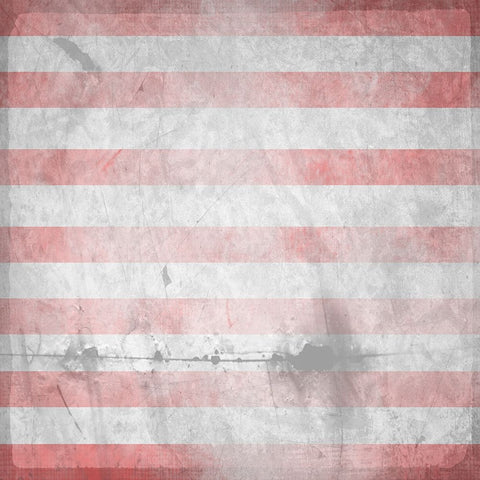 American Born Free Sign Collection V8 White Modern Wood Framed Art Print with Double Matting by LightBoxJournal