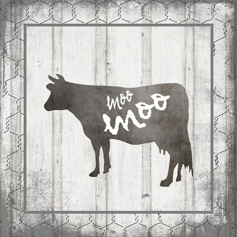 MyFarmMyWay V5 3 White Modern Wood Framed Art Print with Double Matting by LightBoxJournal