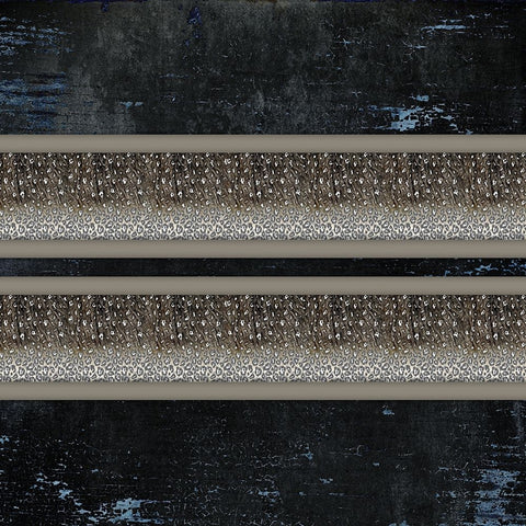 Good Night Moose 2 Surface Pattern 2 White Modern Wood Framed Art Print with Double Matting by LightBoxJournal