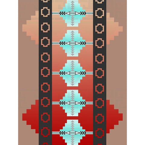 Colors of the SouthWest 4 Black Modern Wood Framed Art Print with Double Matting by LightBoxJournal