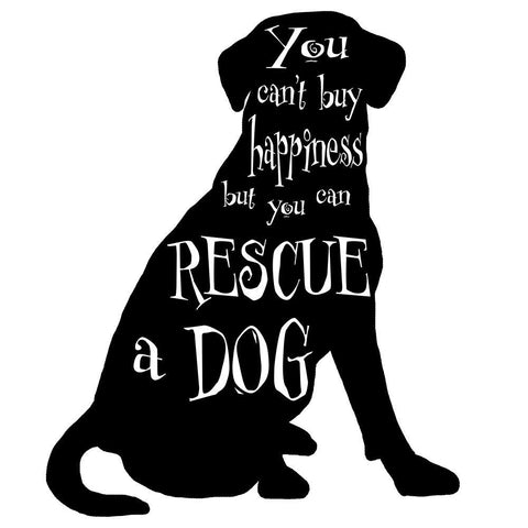 Rescue Dog 6 Gold Ornate Wood Framed Art Print with Double Matting by LightBoxJournal