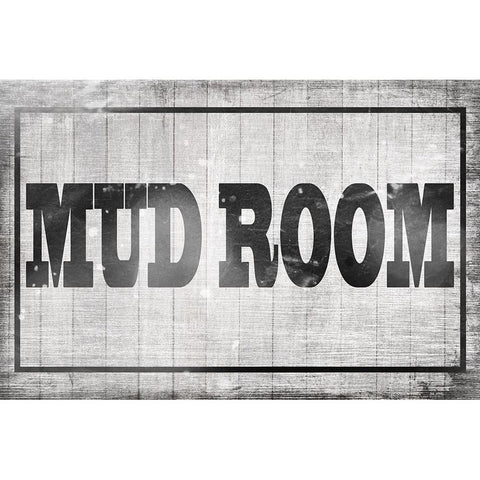 Mudroom 34 Black Modern Wood Framed Art Print with Double Matting by LightBoxJournal