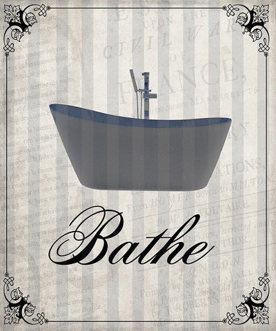 BelovedBath_5 Black Ornate Wood Framed Art Print with Double Matting by LightBoxJournal