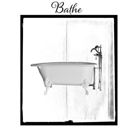 BelovedBath_18 White Modern Wood Framed Art Print by LightBoxJournal