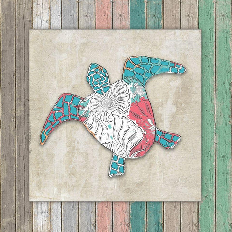 Sea Side BoHo_Frame 1 Black Modern Wood Framed Art Print with Double Matting by LightBoxJournal