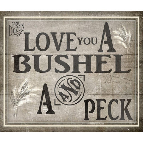 Love You BK Gold Ornate Wood Framed Art Print with Double Matting by LightBoxJournal