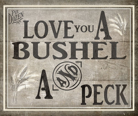 Love You BK Black Ornate Wood Framed Art Print with Double Matting by LightBoxJournal