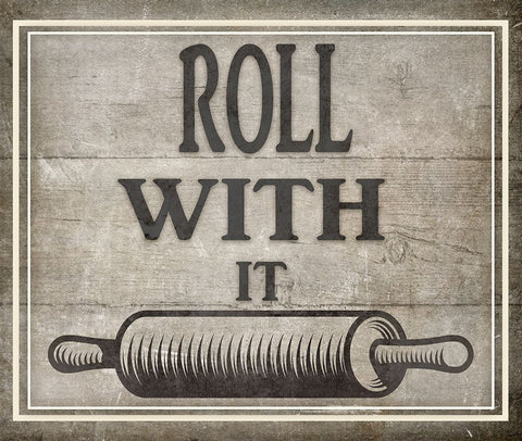 Roll With It BK White Modern Wood Framed Art Print with Double Matting by LightBoxJournal