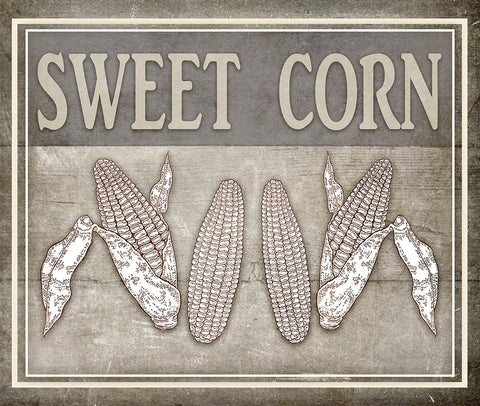 Sweet Corn 1 Black Ornate Wood Framed Art Print with Double Matting by LightBoxJournal