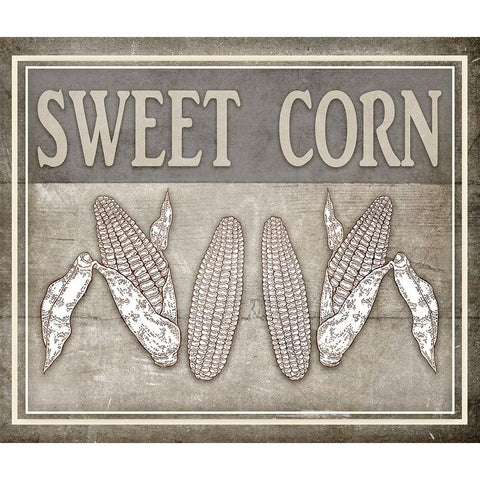 Sweet Corn 1 Black Modern Wood Framed Art Print with Double Matting by LightBoxJournal