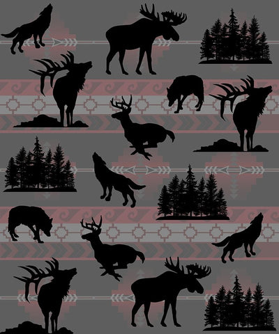 North American Wildlife_09 Black Ornate Wood Framed Art Print with Double Matting by LightBoxJournal