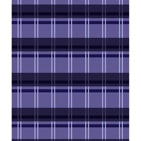 Ultra Violet Plaid 01 White Modern Wood Framed Art Print by LightBoxJournal