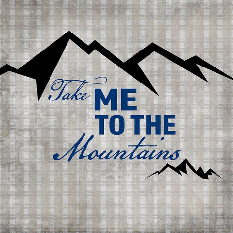 Blue Bear Lodge Sign 01 White Modern Wood Framed Art Print with Double Matting by LightBoxJournal