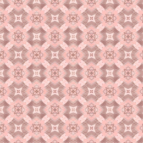 Pinky Blossom Pattern 03 White Modern Wood Framed Art Print by LightBoxJournal