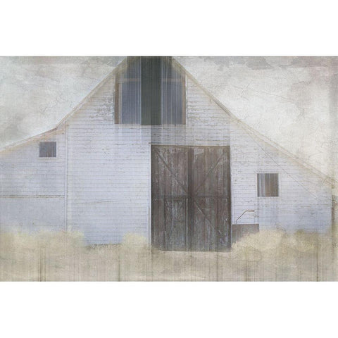 Antique Farm 20 Black Modern Wood Framed Art Print with Double Matting by LightBoxJournal