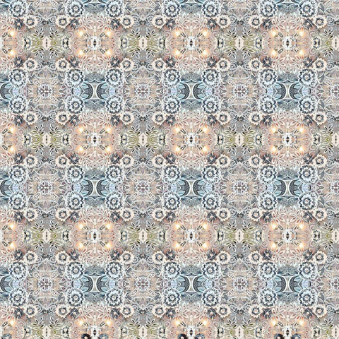 Junk Gypsy Pattern 07 Black Modern Wood Framed Art Print with Double Matting by LightBoxJournal