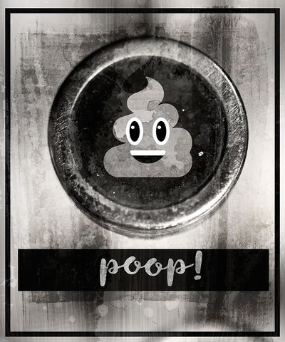 Farm bathroom signs 7 White Modern Wood Framed Art Print with Double Matting by LightBoxJournal