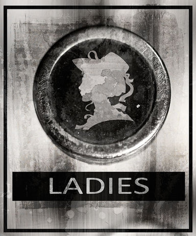 Farm bathroom signs 8 Black Ornate Wood Framed Art Print with Double Matting by LightBoxJournal