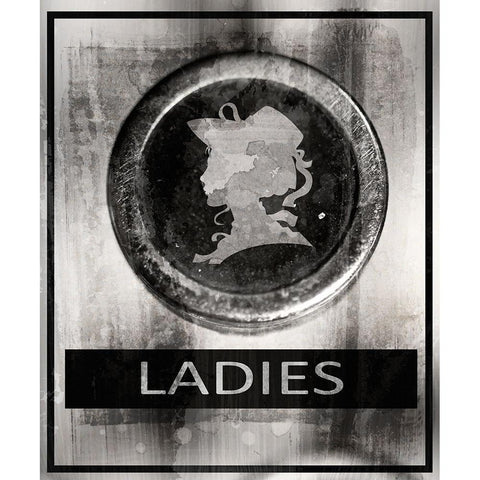 Farm bathroom signs 8 Black Modern Wood Framed Art Print by LightBoxJournal