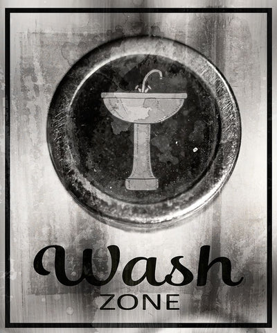 Farm bathroom signs 16 Black Ornate Wood Framed Art Print with Double Matting by LightBoxJournal