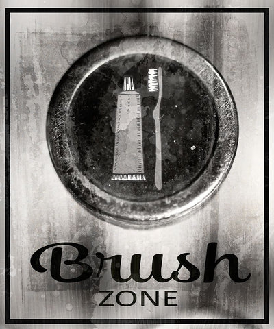 Farm bathroom signs 18 Black Ornate Wood Framed Art Print with Double Matting by LightBoxJournal