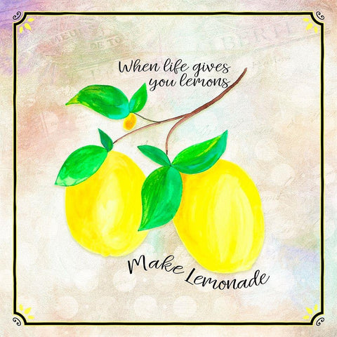 Country Lemon 03 White Modern Wood Framed Art Print by LightBoxJournal