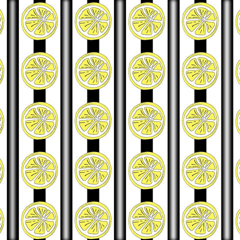 Easy Peasy Lemon 1 Black Ornate Wood Framed Art Print with Double Matting by LightBoxJournal