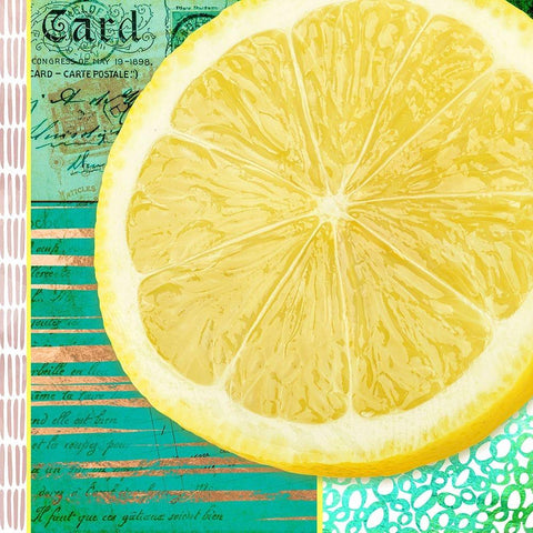 Gypsy Lemons 1 White Modern Wood Framed Art Print by LightBoxJournal