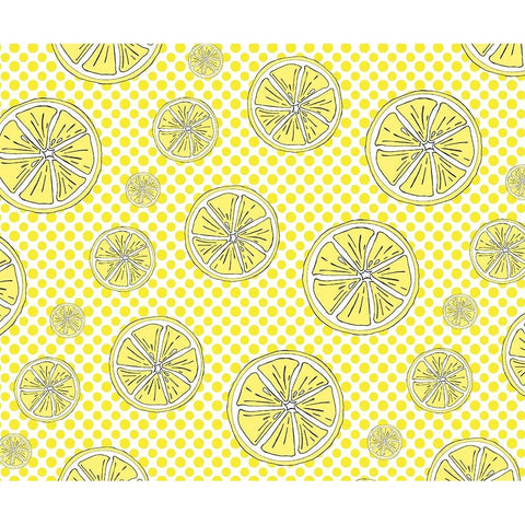 Just Lemons 3 Black Modern Wood Framed Art Print with Double Matting by LightBoxJournal