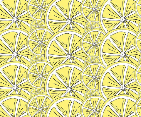 Just Lemons 4 White Modern Wood Framed Art Print with Double Matting by LightBoxJournal