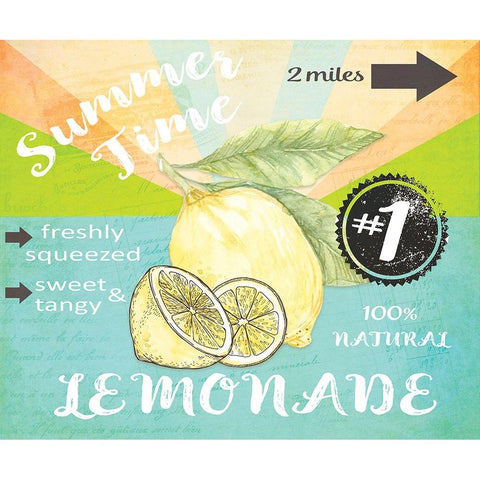 Simply Lemonade 3 White Modern Wood Framed Art Print by LightBoxJournal