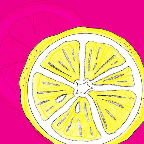 Summer time Citrus fun 1 White Modern Wood Framed Art Print by LightBoxJournal